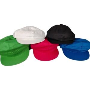 Vintage 90s Newsboy Hat Lot 5 Basic Editions Kmart NOS Paperboy Caps